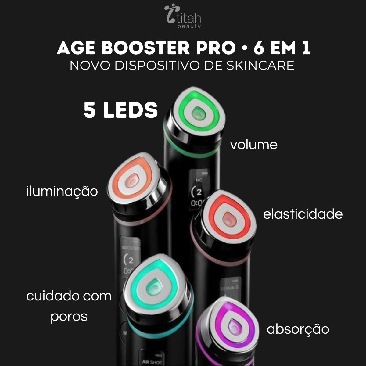 TITAH AGE BOOSTER PRO 6 EM 1 • LANÇAMENTO (15 UNIDADES APENAS)