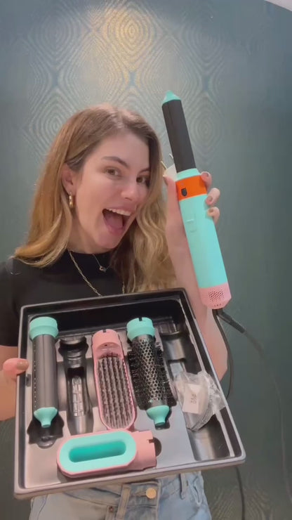 TITAH HAIR PRO • Escova e Modeladora Profissional 5 em 1